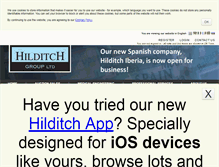 Tablet Screenshot of hilditchgroup.com
